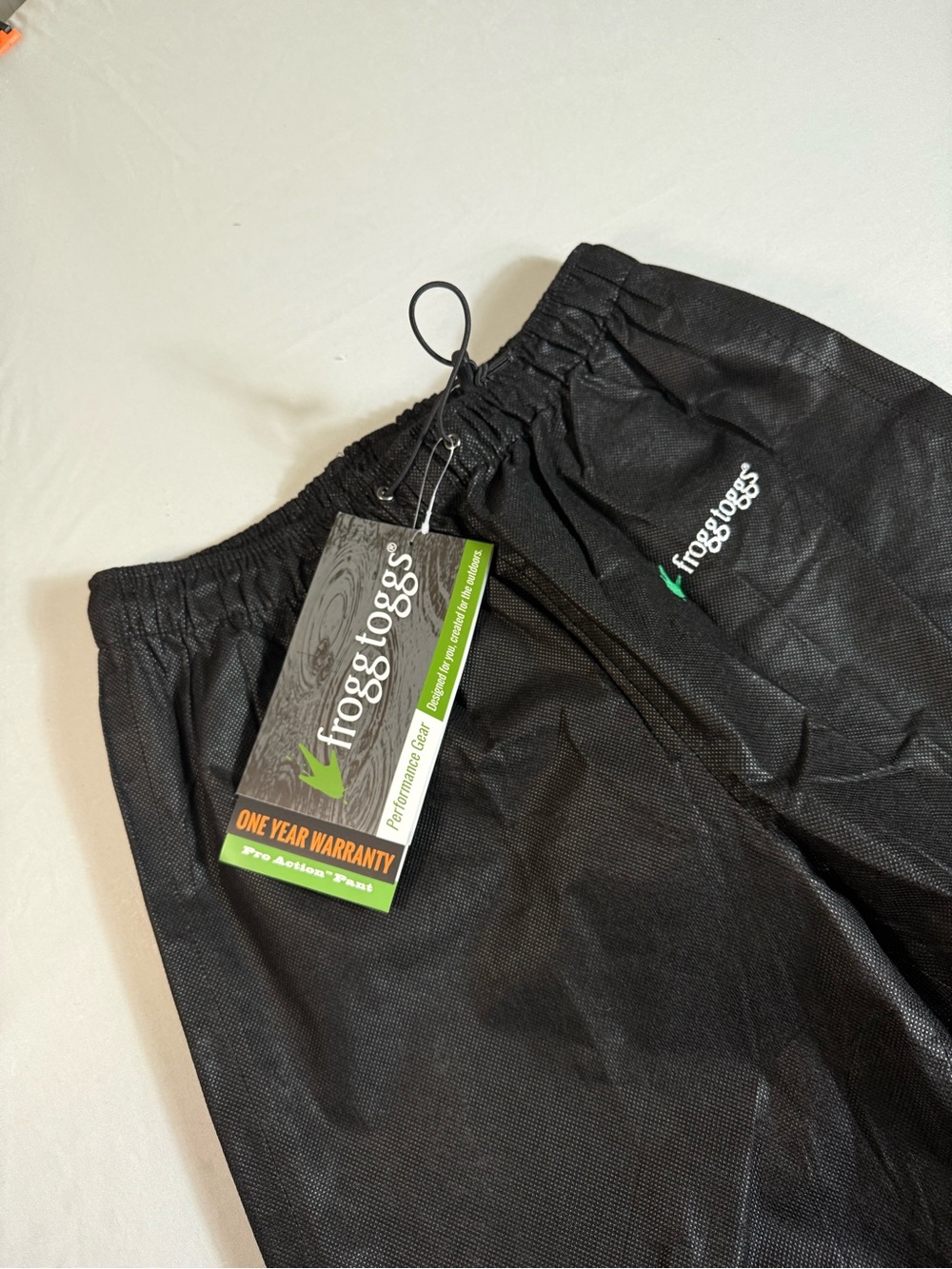 Frogg Toggs Pro Action Rain Pants Size Small Black Waterproof Outdoor NWT